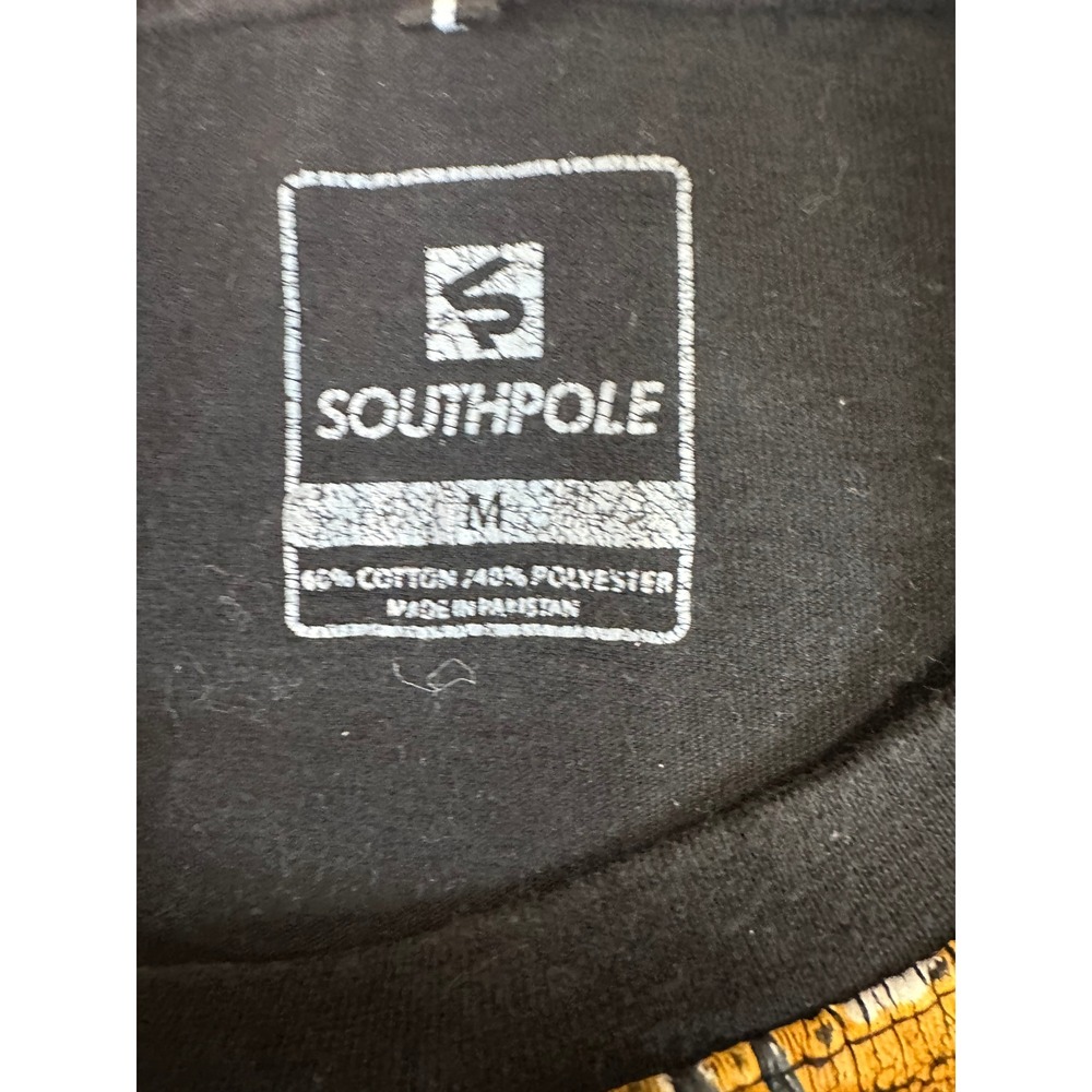 Southpole Mens Graphic T-Shirt Black Famous Tiger Get Rich Or Die Trying Size M - Picture 5 of 6